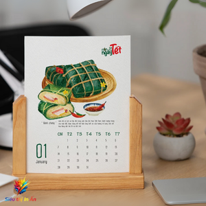 Lịch Tết để bàn BT02